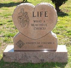 life what a beautiful choice tombstone
